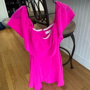 Amanda Uprichard Fuchsia Dress